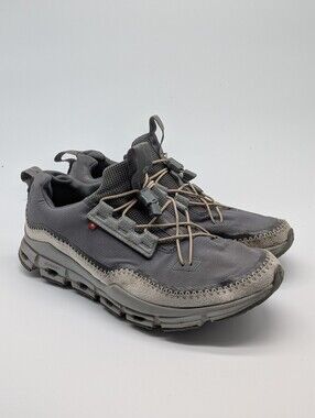 OnCloud Cloudaway Asphalt Ivory Toggle Lace Sneakers Men's Size 8